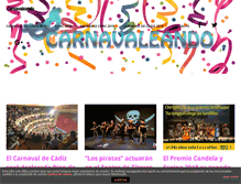 Tablet Screenshot of carnavaleando.com